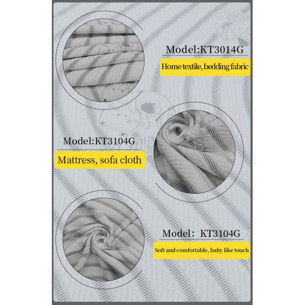 100% Bamboo Jacquard Knitted Fabric Mattress Pillow Quilted Home Textile