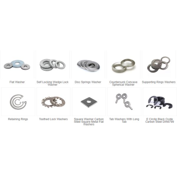 Метрические Сине-белые пружинные шайбы весны цинка DIN127 с квадратными концами