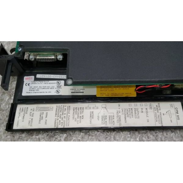 IC697CPM915 GECPUモジュール