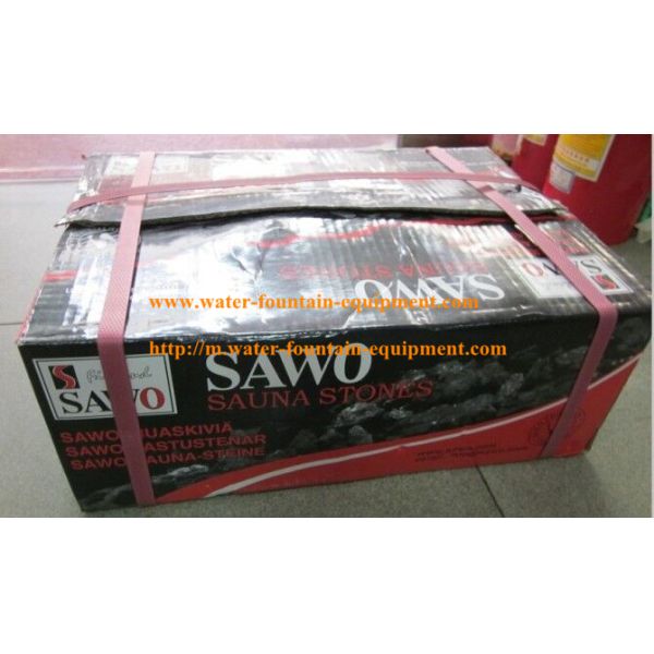 Rock Special Steam Sauna Heater , High Span Life Natural Sauna Stones