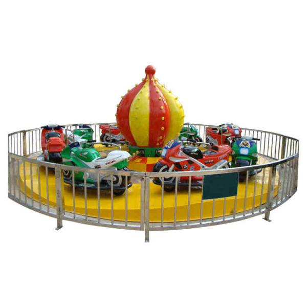 Indoor Playground Equipment Motor Race Ride With Motor Coach 8-12 Riders