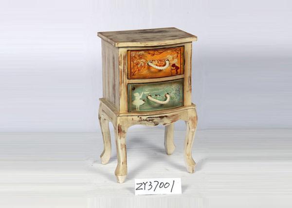 Elegant Europe Style Retro Solid Wood Living Room Cabinets