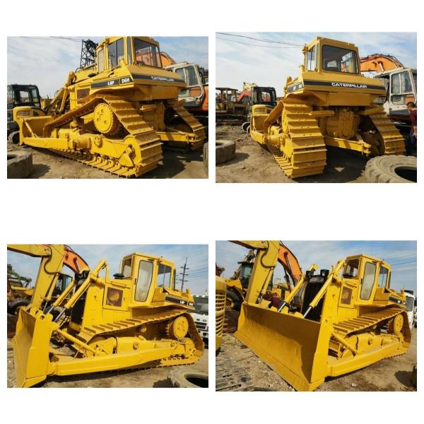 Bulldozer CAT D6H d'occasion de 160 kW à basse température avec une capacité de carburant de 450 litres