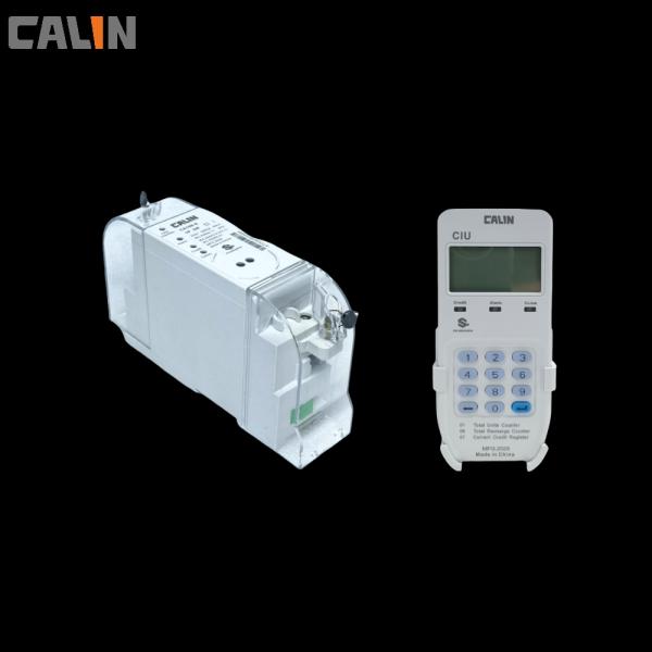 Single Phase IP54 20mA STS 35mm Din Rail KWH Meter