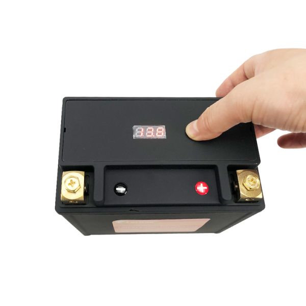 4AH 12V Lithium Battery On Motorcycle With BMS Starter Stop Batteries
