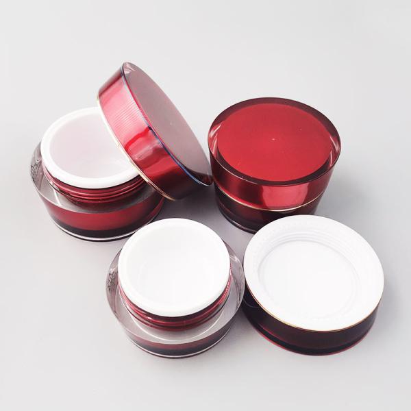 Luxury Acrylic Cosmetic Contatiner Packaging Set Plastic Bottle And Jar