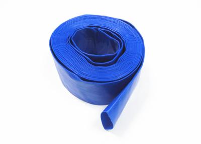 Customized 100mm 4 Inch PVC Layflat Hose , Water Discharge Hose Aging Resistant