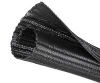 l'individu de polyester de 50mm enveloppant la fente a tressé gainer ignifuge