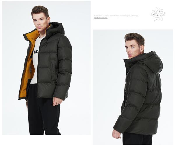 Casual Style Simple Man Winter Coat Mens Winter Jackets With Stand Collar Collection
