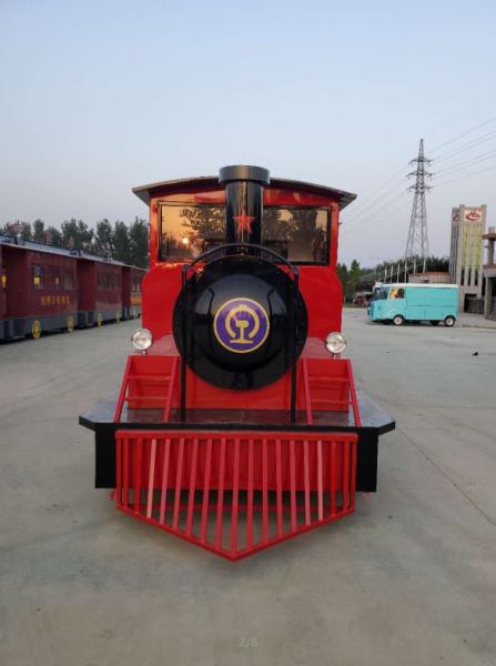 Locomotive Design Meal Car Lounge Area and Emergency Brakes with Special Amenities