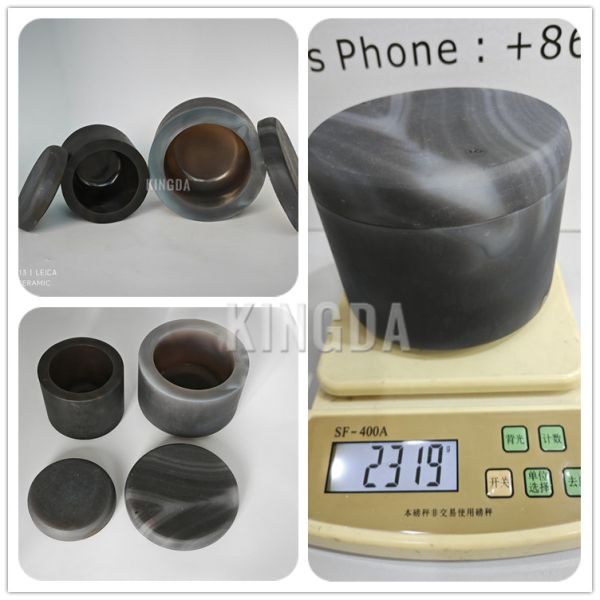 Agate de alta pulido fresavas de porcelana mayoristas para fritsch pulverisette 2