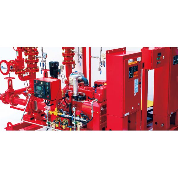 UL FM NFPA20 End Suction Pump , Diesel Engine NMFire Fire Pump Fire Fighting Water Pump Fire Fighting System