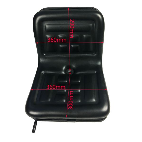 Forklift Truck Seats Universal High Back Forklift Driver Seat PVC Leather Driver Seat
