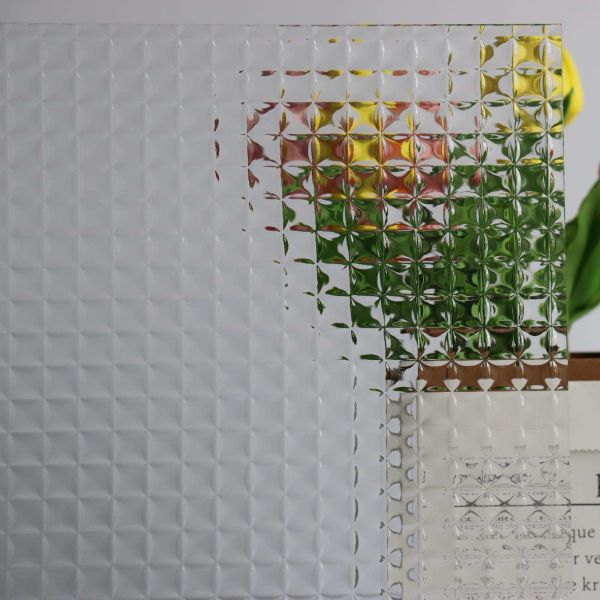 Wide Double Sided Fluted Glass Shower Panel 6mm 8 Mm