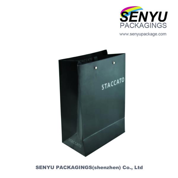Luxury Kraft Custom Printed Paper Gift Bags Embossing or Glossy Lamination