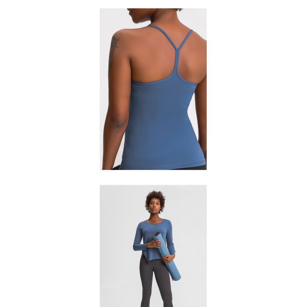 Naked Feeling Yoga Sports Bras Y Back Plus Size Stretchy Fitness Top