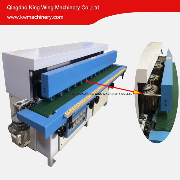 KC4R-S edge sanding machine for wooden door edge brush sander
