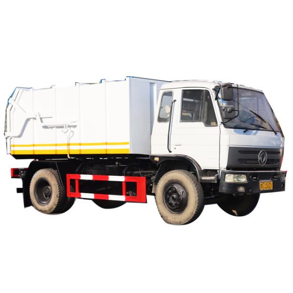 6CBM 4x2 Dongfeng Compressed Garbage Truck Manual Transmission Compactor Trash Truck