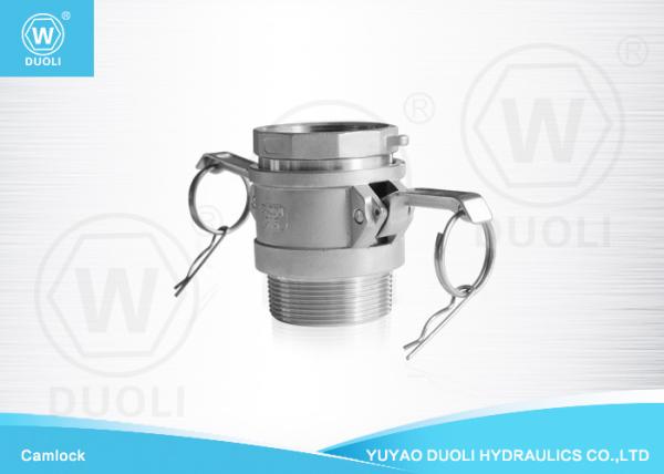 Quick Release Hydraulic Coupling CAMLOCK Type B Female Coupler Male Thread