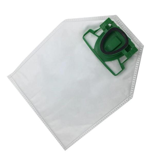 Sacos de filtro verdes do aspirador de p30 32*25.7cm de Vorwerk Kobold VK200 do colar HEPA