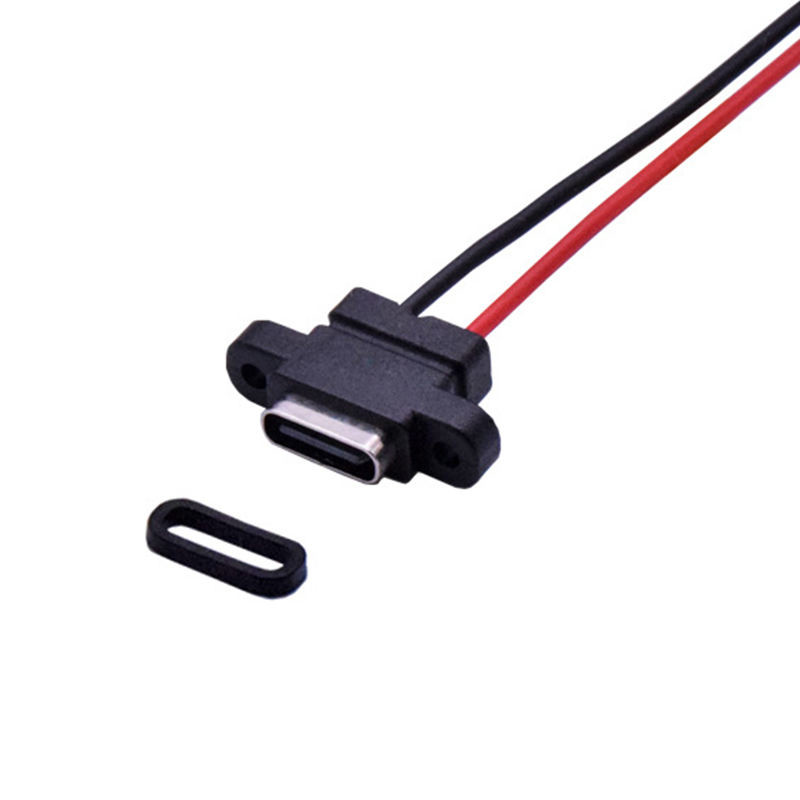 Тип вырез USB USB-20C-F-06F09L панели держателя винта соединителя c