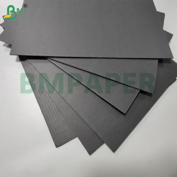 110g +110g +110g Black Corrugated Board For Cosmetic Box E Flute 700 x 1000mm