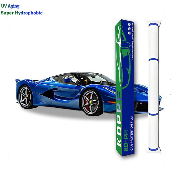 8 Auto-réparation TPU PPF Peinture de voiture Film de protection pour rouleau de voiture Transparent Clair Auto-adhésif Haut brillant