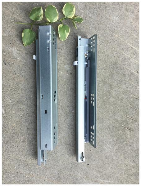 a gaveta do fim do delicado de Undermount da espessura de 1.4mm desliza o estilo europeu para a sala de lavagem