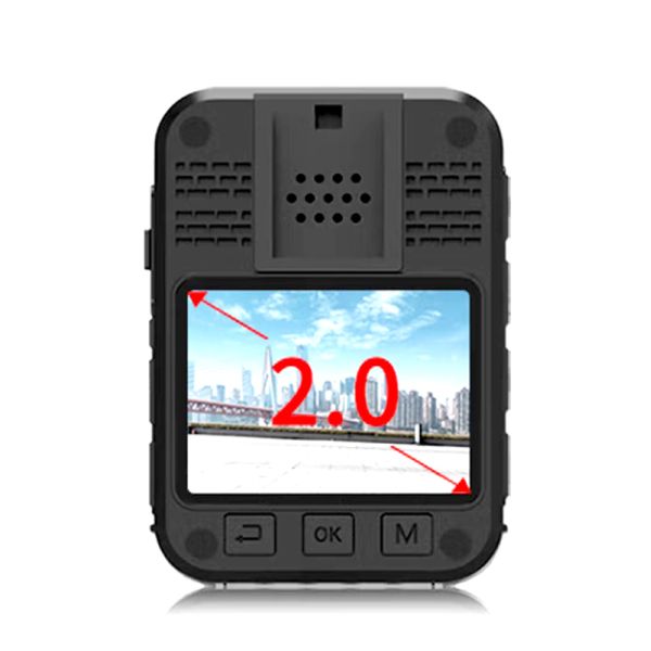 Picture in Picture Video mode 2 Inch Screen Body worn camera