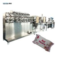 300 - 400 Máquina de embalagem de toalhas úmidas de alta produtividade de corte para 30-120 PCs Pack