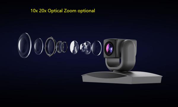 Windows Integrated audio and video All-in-One 20x video conference camera terminal