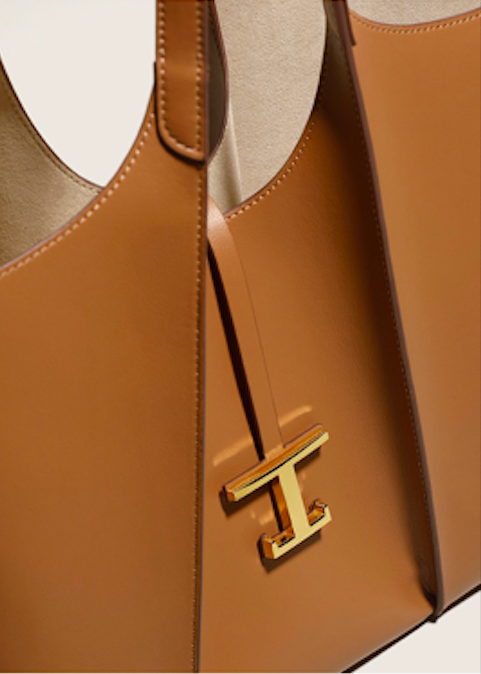 Commuter Ladies Tote Handbag 30cm Brown Leather Tote Purse