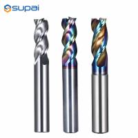 Moinhos de extremos polidos para ferramentas de fresagem de alumínio 3Flutes Router Bits