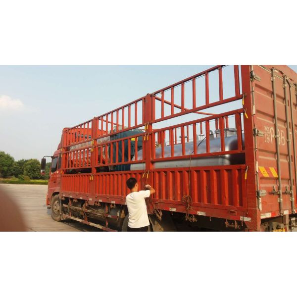 1 Ton Industrial Steam Boiler , Gas And Diesel Dual Fuel Fired Boiler