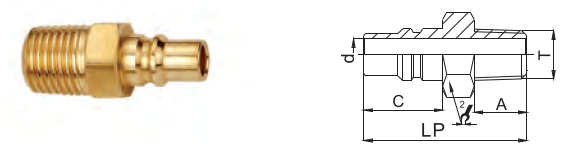 Прессформа латунного быстрого соединения Nitto k одиночная отключенная