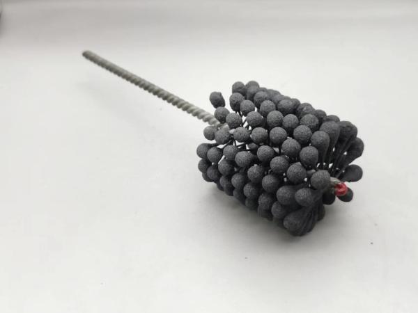 A afiação flexível do carboneto de silicone do cilindro 60*80*200 escova o grão 600