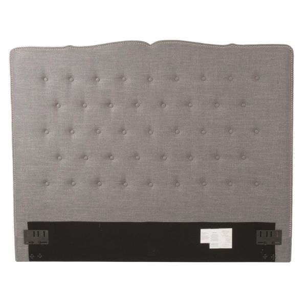 High Quality Antique French Style LouisTufted Headboard Upholstered King Size Bed Headboard