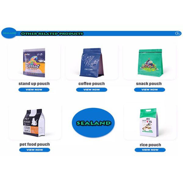 La bolsa plástica que se puede volver a sellar vacía de la parte inferior de plano del café modificó el sello de 8 lados para requisitos particulares