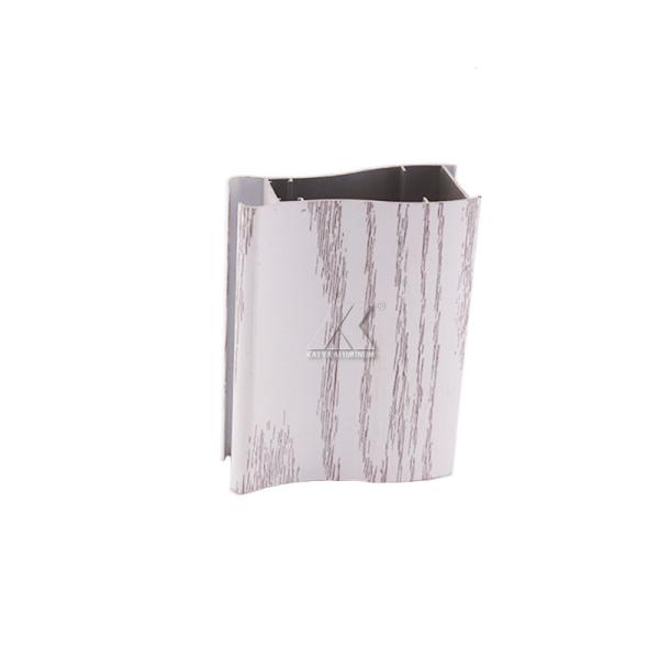 Factory Price Wood Grain Aluminium Extrusion Profile For Door And Window