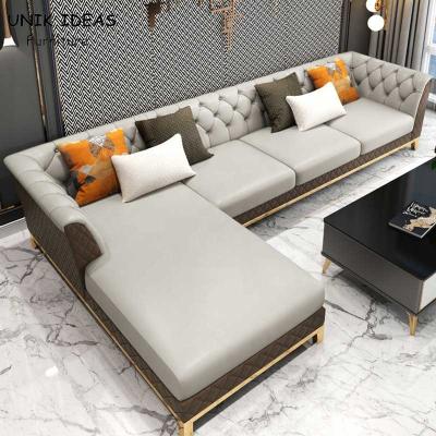 100 sala de visitas adornada por por 100 10 x 7 Sofa Couch Leather European secional