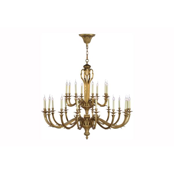 Brushed brass chandelier America Style For Hotel Project Lighting Fixtures (WH-PC-02)