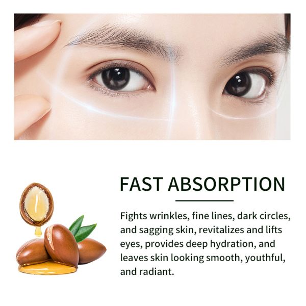 Крем против морщин, мешков под глазами, 6 г, темный крем под глазами, восстанавливающий крем