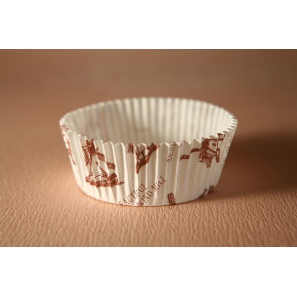 54*38mm Round Petite Loaf Cake Liners ( PET Coated )