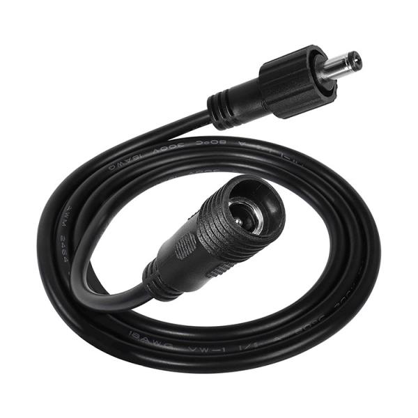 Waterproof Male to Female DC Jack 5.5x2.1mm 5.5x2.5mm 3.5x1.35mm Power Extension Cable for LED Light