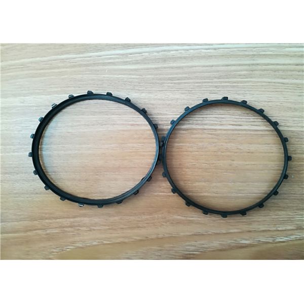 Waterproof Round Rubber Silicone Rings Custom Design Black Sealing Gasket