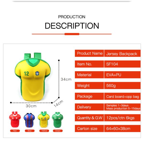 OEM Waterproof Jersey Backpack Kids Bag Schoolbag For School Activities And Outdoor