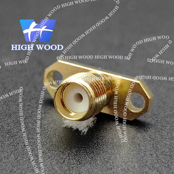 SMA Series RF Coaxial Connector,SMA-KFD 2-Hole Crimp Jack