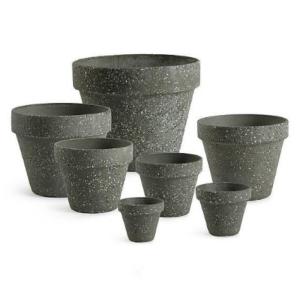 Planteurs en céramique ronde résistant au gel parfaits pour les jardins intérieurs et extérieurs