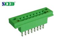 Através do bloco terminal Pluggable masculino do painel