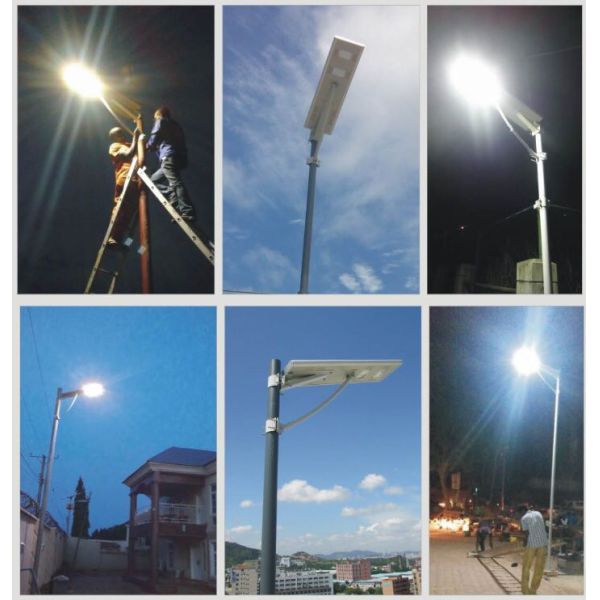 CE Approved Waterproof 60w Integrated Solar Street Light